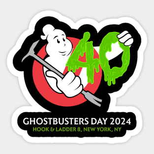 Ghostbusters Day 2024 - 40th Anniversary - Buffalo Ghostbusters Sticker